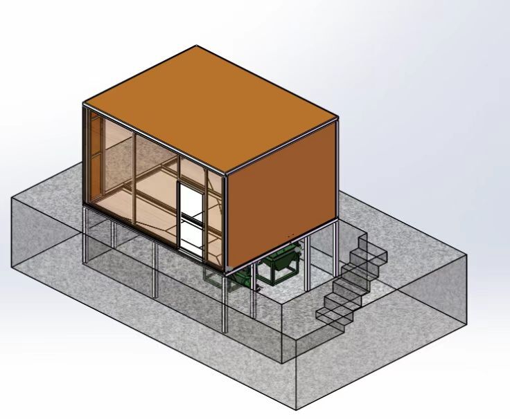 液體濕式噴砂房，水噴砂房